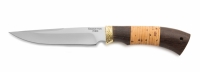 Нож Чинар с кожаным чехлом (сталь 65х13)