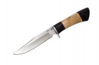 Нож "ПН-12" с кожаным чехлом (сталь 65х13)