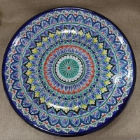 Ляган-тарелка ручной росписи, 41 см