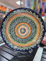 Ляган-тарелка ручной росписи, 41 см