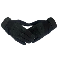 Тактические перчатки, черного цвета
